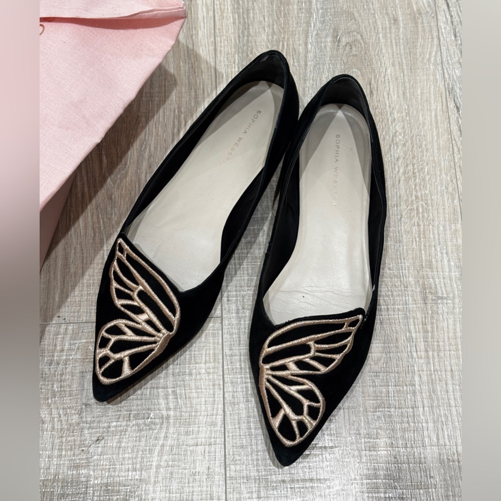 Sophia Webster bibi butterfly flats